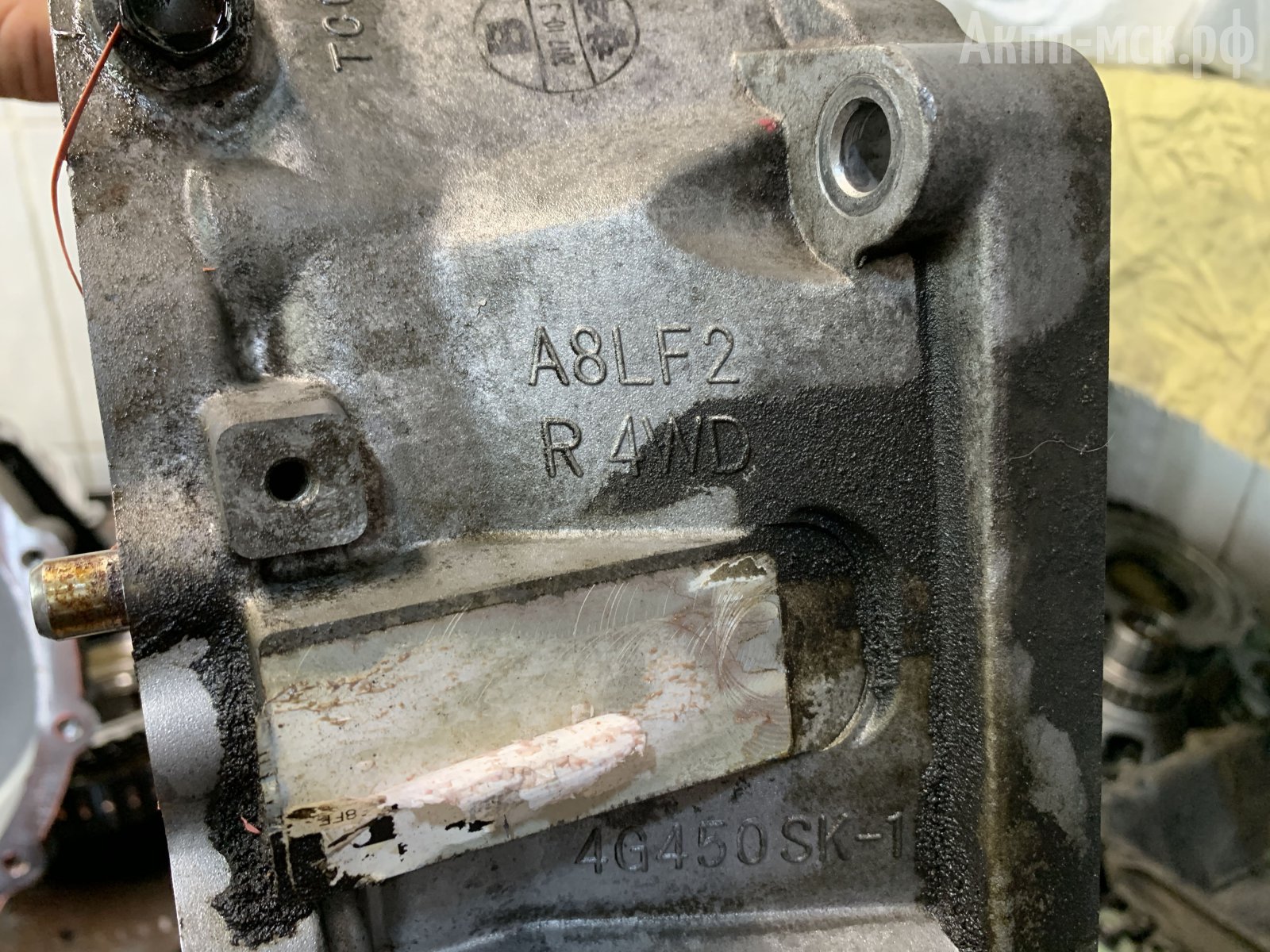 АКПП-A8LF2-Kia-Sorento-Prime-бирка-корпус