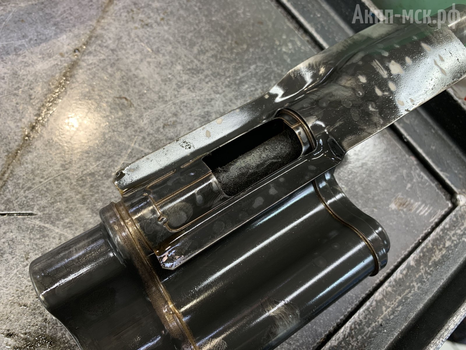 АКПП-BMXA-SLXA-Honda-Civic-7-фильтр-грязный